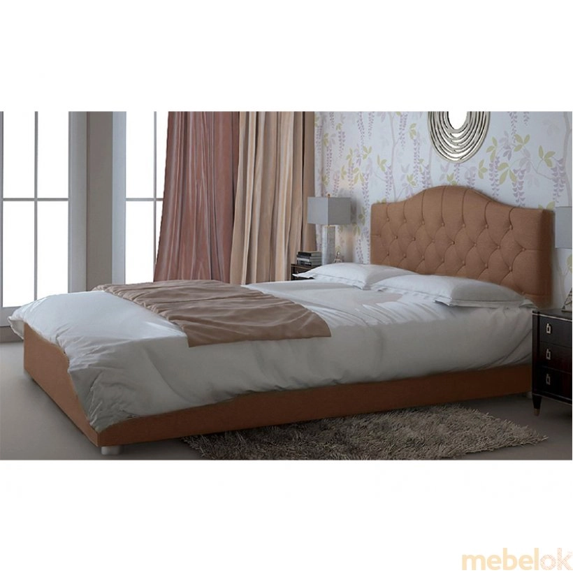 ліжко з виглядом в обстановці (Ліжко Медея 140х190 з металевим каркасом)