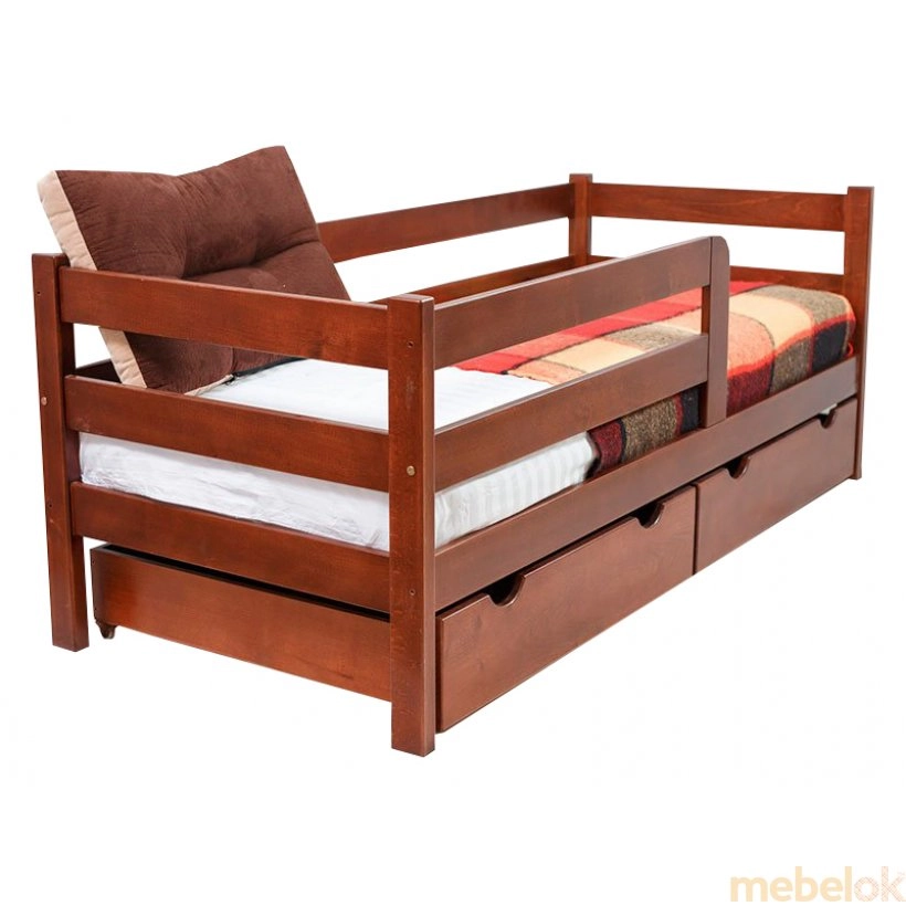 Кровать подростковая MONTANA 80х160 с ящиками окрашенная