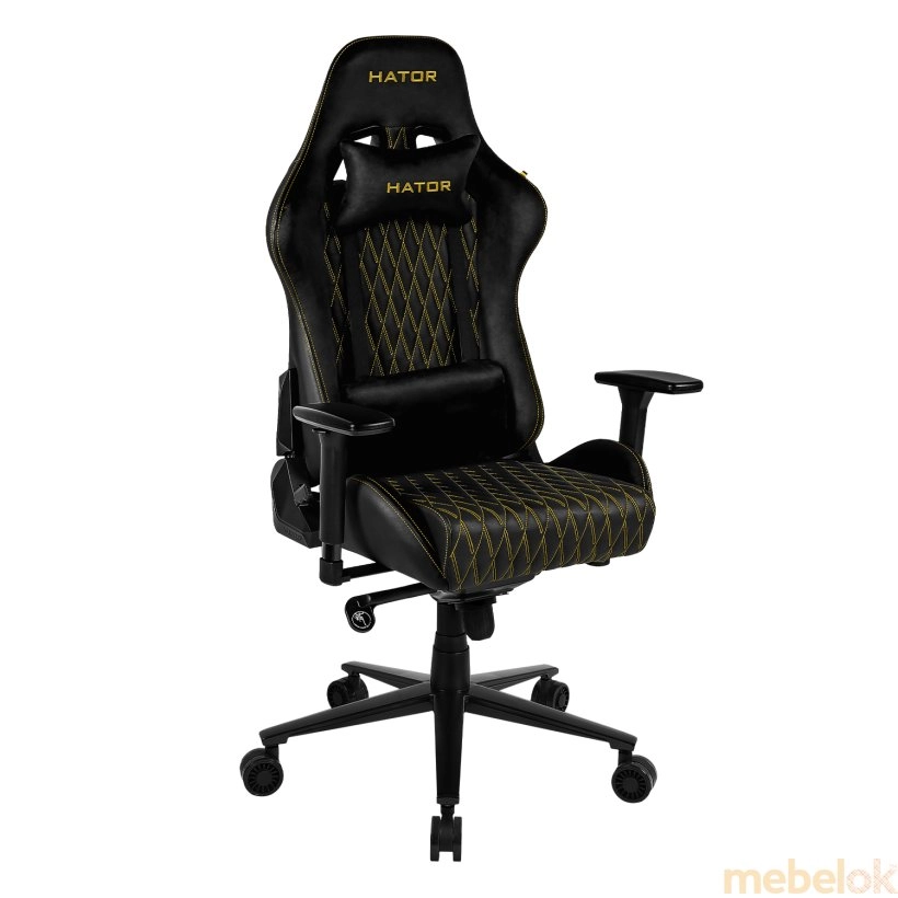 Кресло для геймеров Darkside PRO Fabric (HTC-915) Black/Yellow