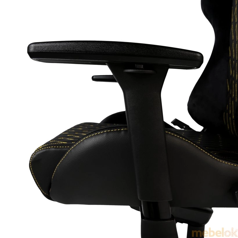 стілець з виглядом в обстановці (Крісло для геймерів Darkside PRO Fabric (HTC-915) Black/Yellow)