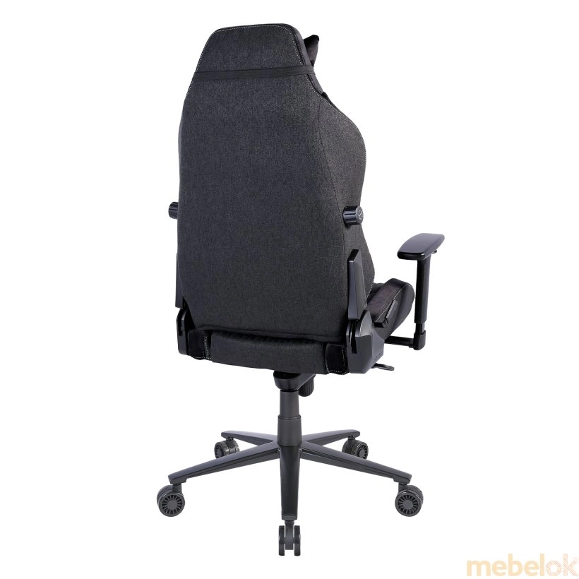 стул с видом в обстановке (Кресло для геймеров Ironsky Fabric (HTC-898) Black)