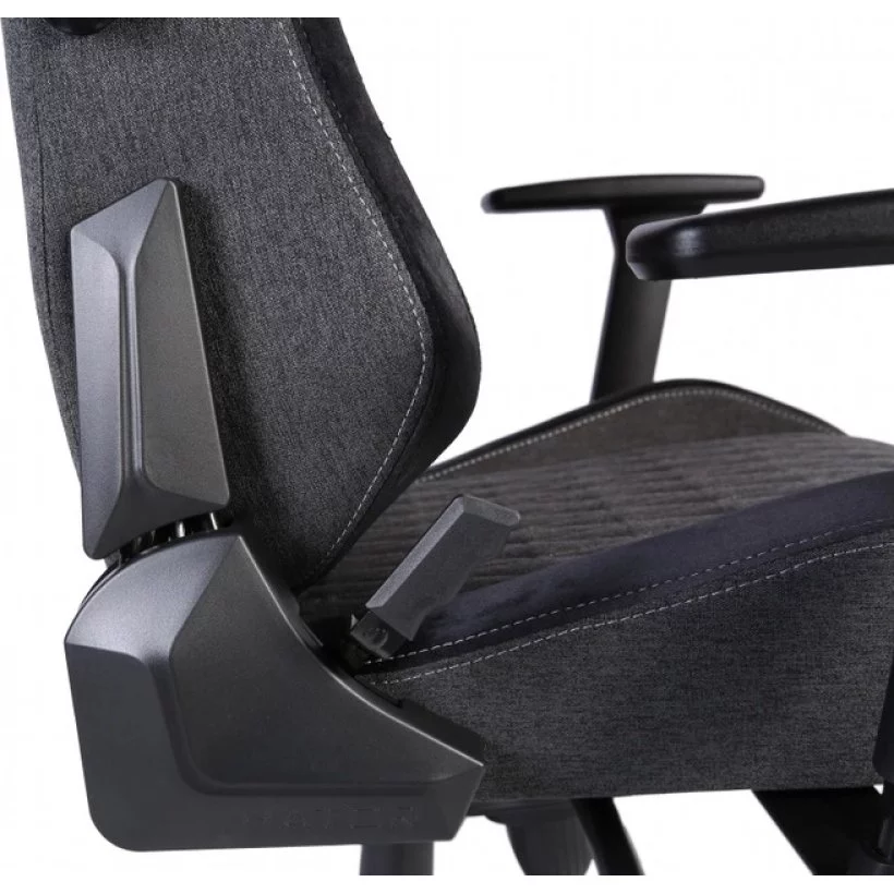 стілець з виглядом в обстановці (Крісло для геймерів Ironsky Fabric (HTC-897) Grey)