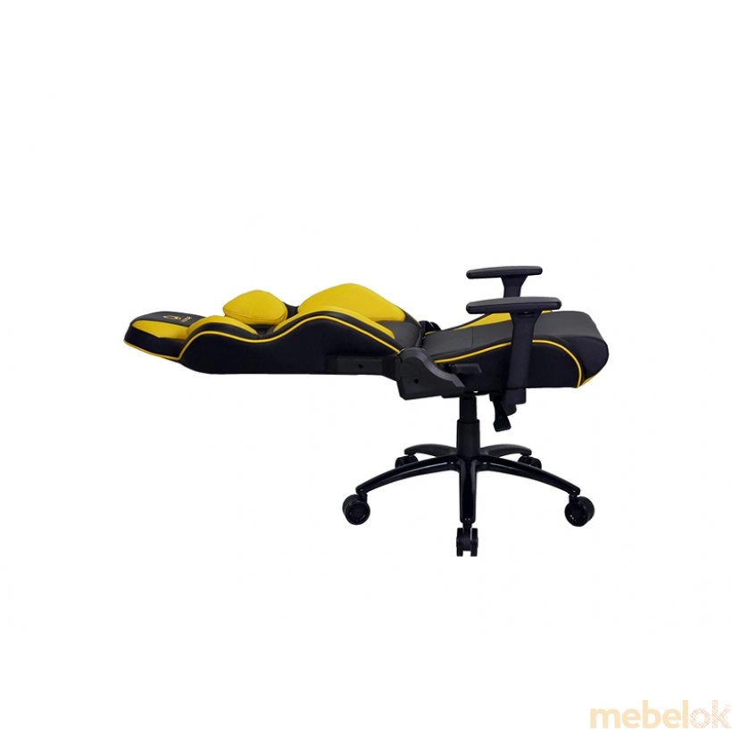 стул с видом в обстановке (Кресло для геймеров Hypersport Air (HTC-944) Black/Yellow)