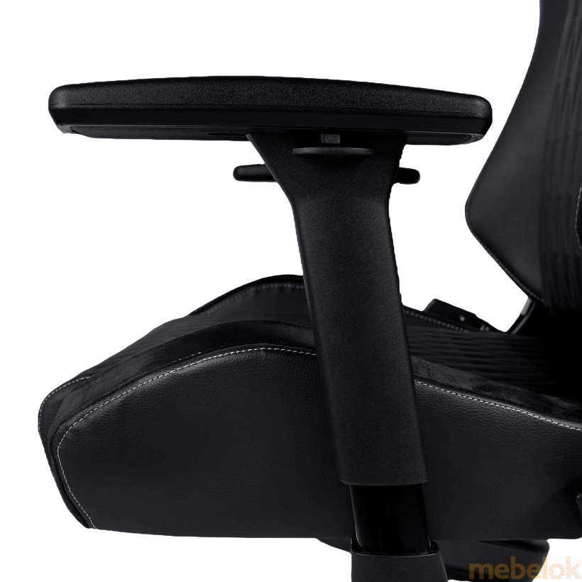 Крісло для геймерів Ironsky (HTC-899) Alcantara Black з іншого ракурсу