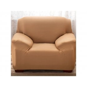 Чехол на кресло универсальный 90х140 песочный (163696)