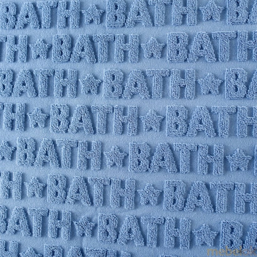 полотенце с видом в обстановке (Полотенце махровое BATH 70х140 Джинс)