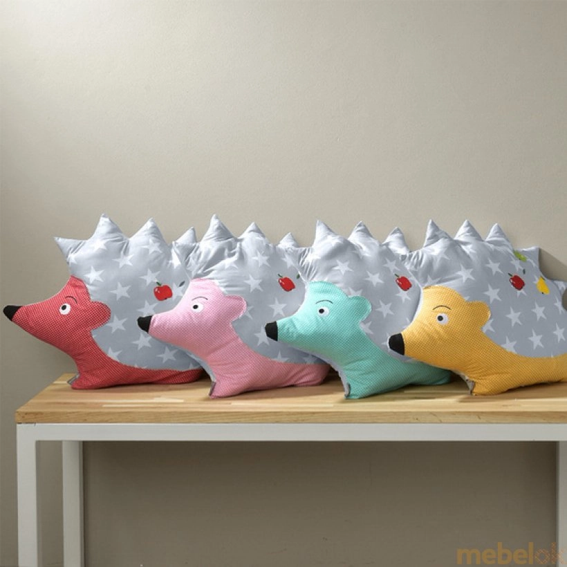 Декоративная подушка-игрушка Ежик мятный от фабрики IDEIA (Идея)