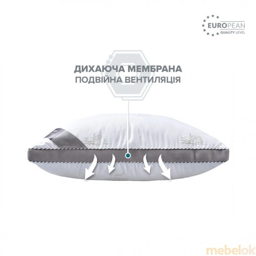 Подушка CLASSICA SOFT 3D 50х70 Лебеді від фабрики IDEIA (Ідея)