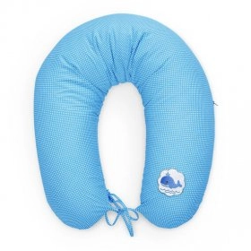Подушка для годування Econom горошок блакитний