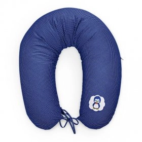 Подушка для кормления Econom горошок темно-синий