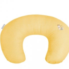 Подушка для годування Равлик горошок жовтий