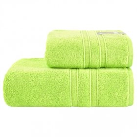 Махровое полотенце Aqua Fiber Premium 50x90 зеленый