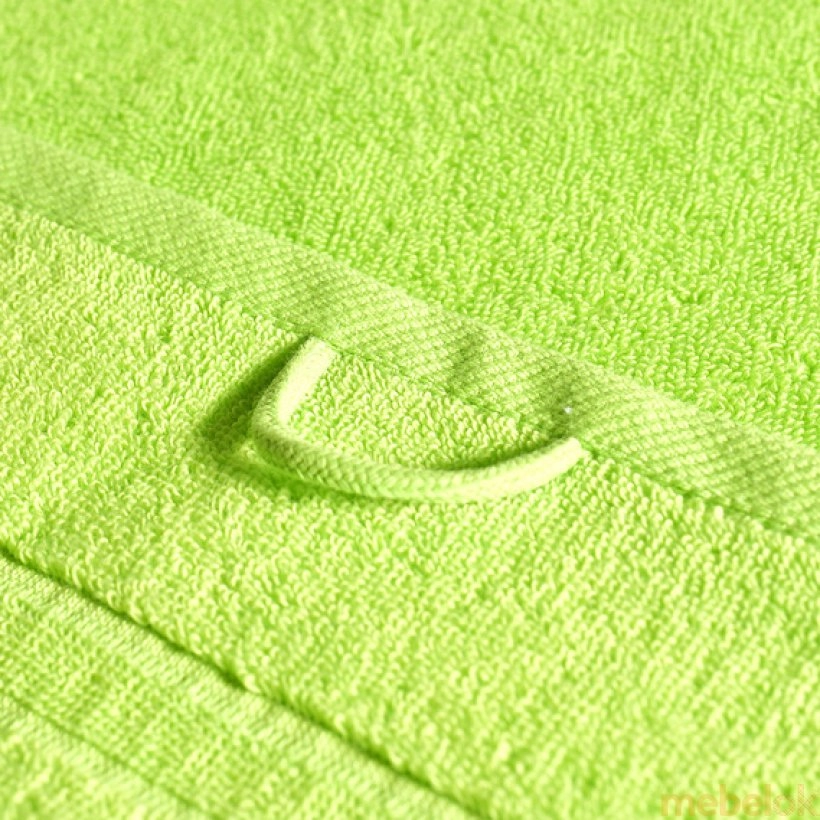 Махровий рушник Aqua fiber Premium 70x140 зелений від фабрики IDEIA (Ідея)