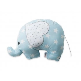 Подушка декоративная Слон голубой