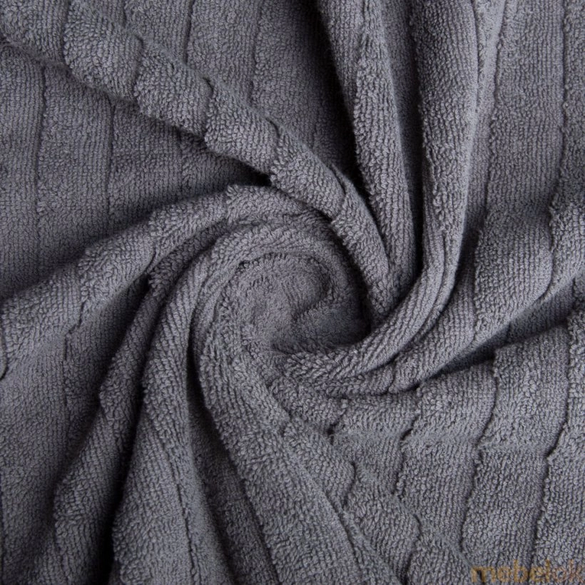 Полотенце махровое Идеал полоска 70х135 светло-серый от фабрики IDEIA (Идея)