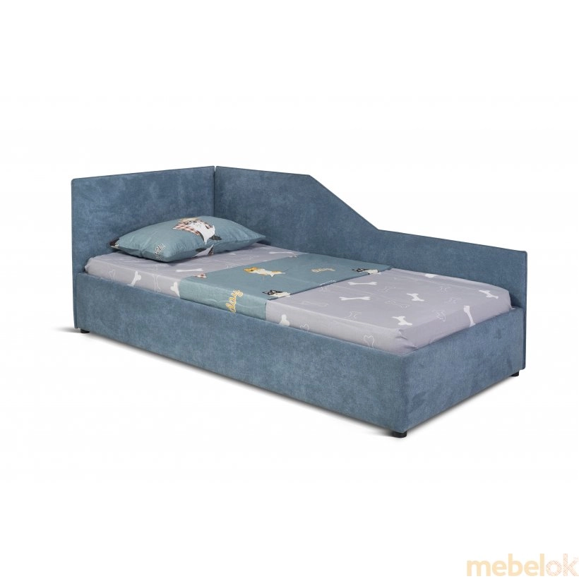 кровать с видом в обстановке (Кровать КУБА с подъемным механизмом 90x200)