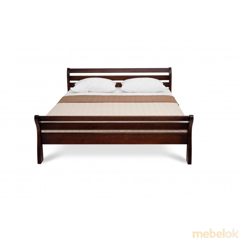 ліжко з виглядом в обстановці (Ліжко Аманда вільха 160x200)