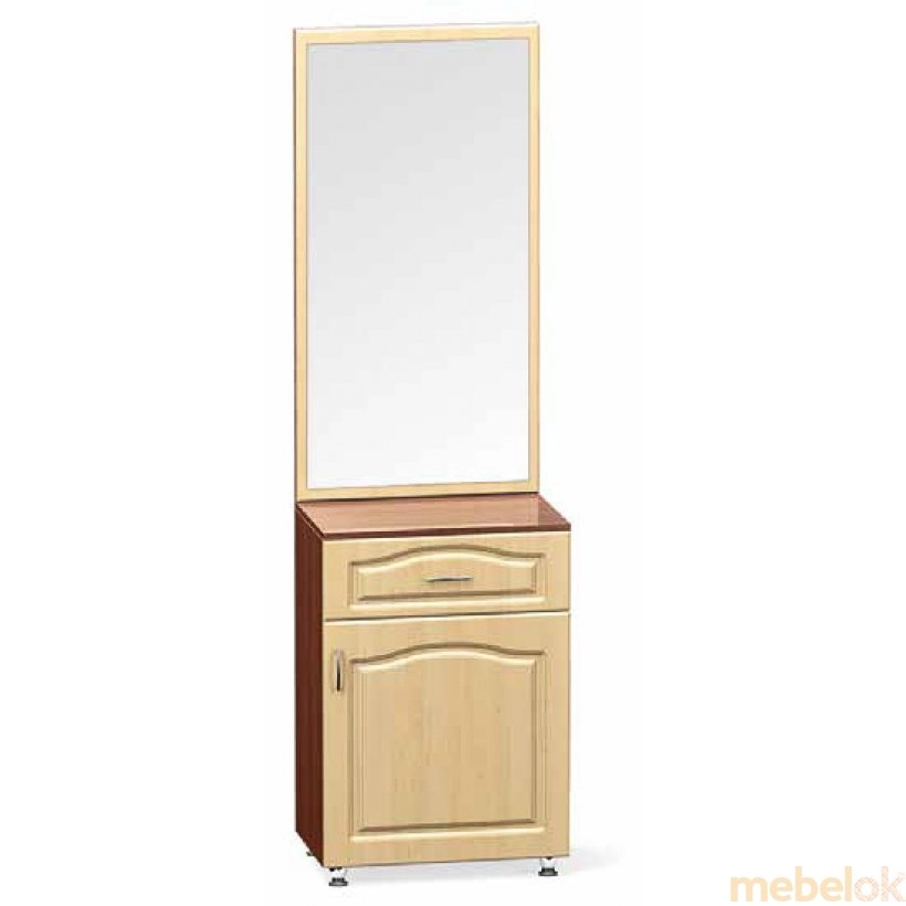 Шкаф зеркальный с ящиком и дверкой 1-12 МДФ