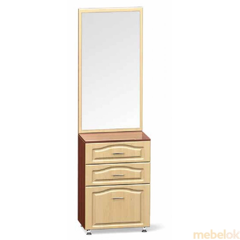 Шкаф зеркальный с ящикоми и дверкой 1-13 ДСП