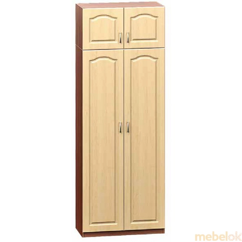 Шкаф 2-х дверный комбинированный с антресолью 6-05 МДФ