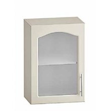 Кухонные модули со стеклом,  Цвет корпуса белый Ширина 31-40 см
