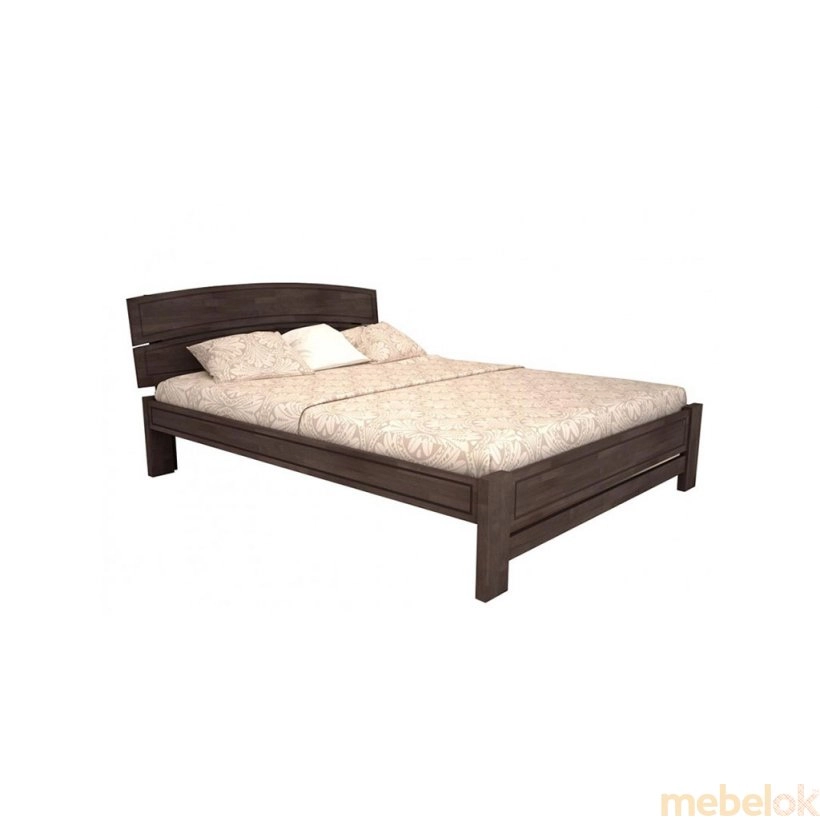Кровать Жасмин + 140x200 бук, срощенный, лак, венге