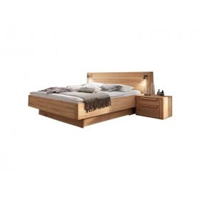 Кровать Глория с деревянным изголовьем 200х200