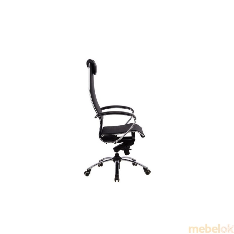 стул с видом в обстановке (Кресло руководителя Samurai S1 Black Plus)