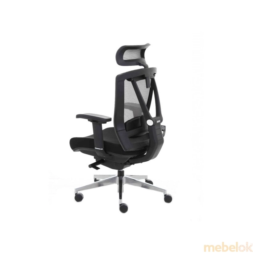 стілець з виглядом в обстановці (Ергономічне крісло ERGO CHAIR 2 Black)
