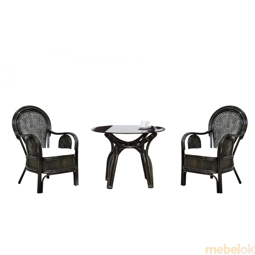 Кавовий комплект Самбір (стіл + 2 крісла)