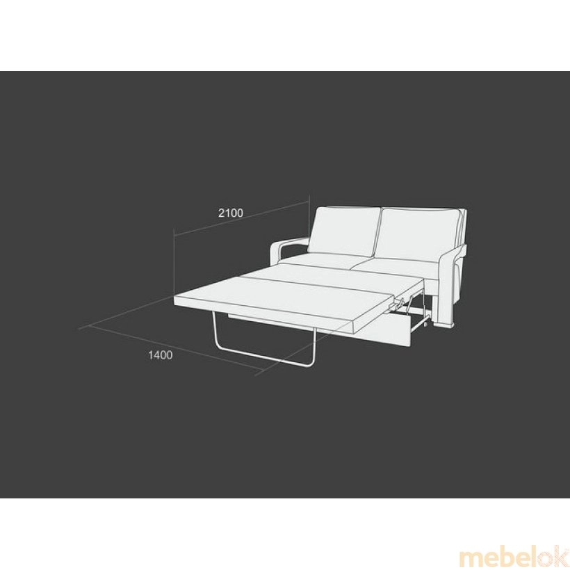 комплект мягкой мебели с видом в обстановке (Комплект мебели Готика-2)