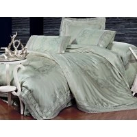 Семейный жаккардовый комплект постельного белья Lux-05