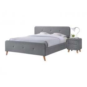 Кровать Malmo 180x200 Серый