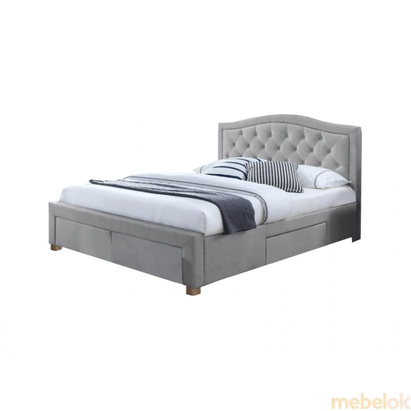 Ліжко Electra 180x200 Сірий