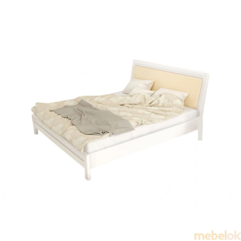 Ліжко SWB046 Отано 160 x 200 Білий без підйомного механізму