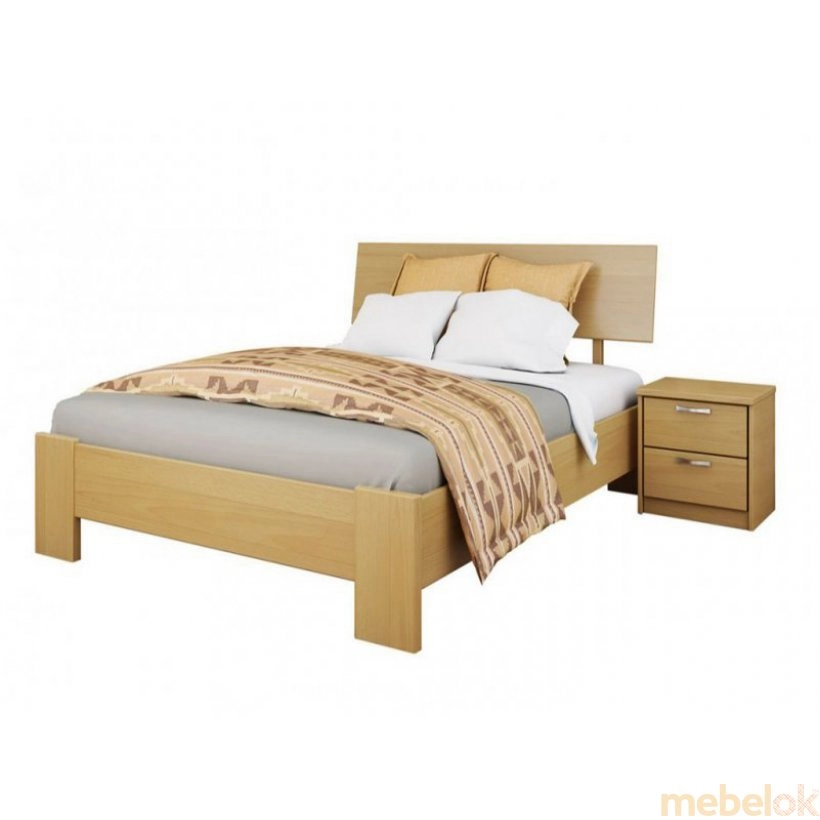 Ліжко Титан 160х190 із щита бука
