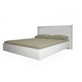 Кровать Белла белый глянец 160x200