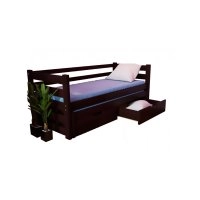 Кровать Соня-1 90х190 из массива бука с выдвижным спальным местом