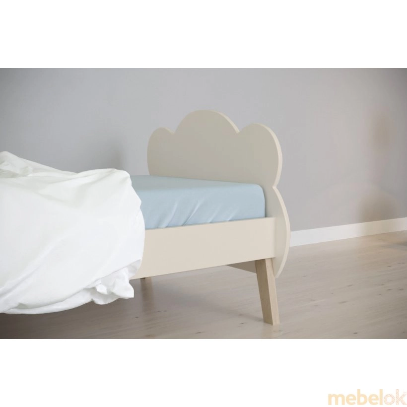 кровать с видом в обстановке (Кровать детская Cloudy 80x190)