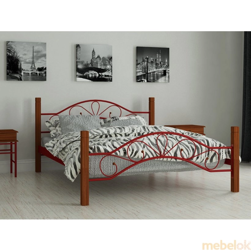Кровать Фелисити 90х200 від фабрики Мадера (Madera)