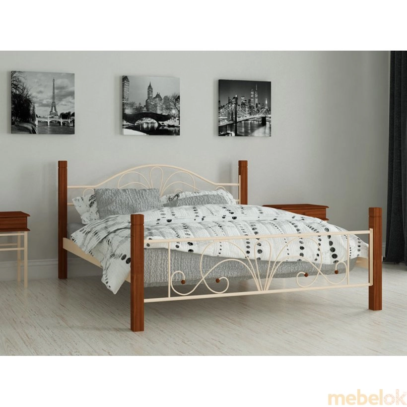 Кровать Изабелла 140х190 от фабрики Мадера (Madera)