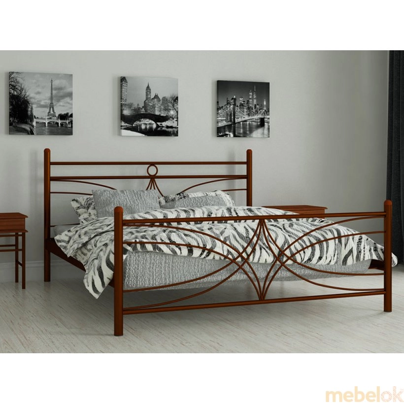 Кровать Тиффани 180х200 від фабрики Мадера (Madera)