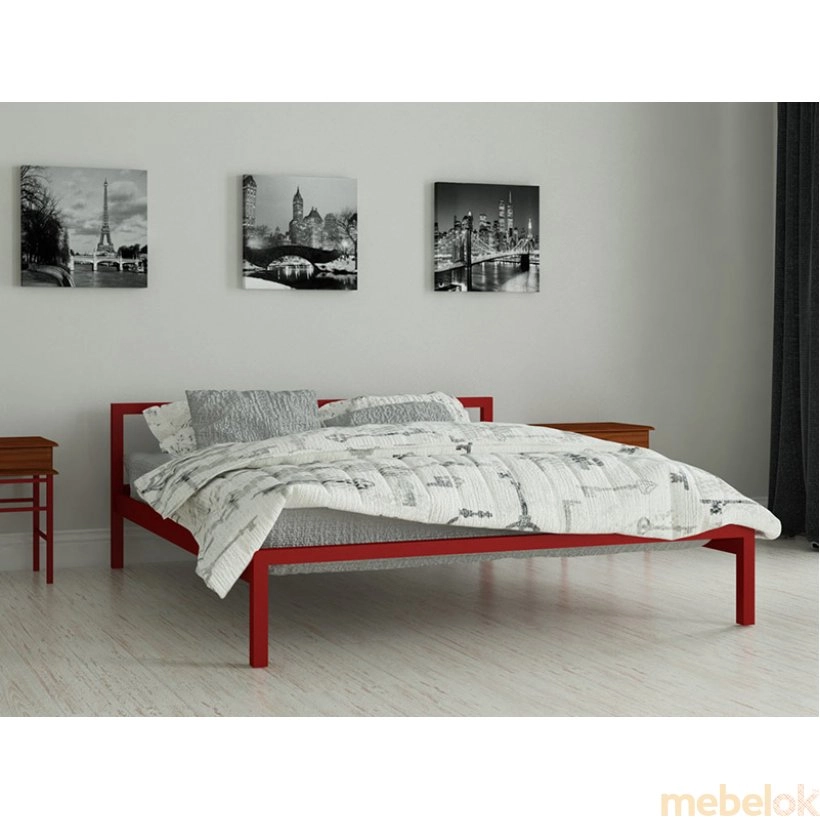ліжко з виглядом в обстановці (Кровать Вента 160х190)