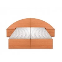 Ліжко двоспальне Новик (під 2 матраца 190х70)