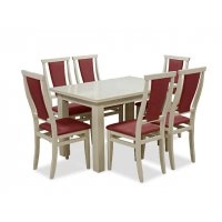 Комплект обеденный стол Классик + 6 стульев Марэк 1
