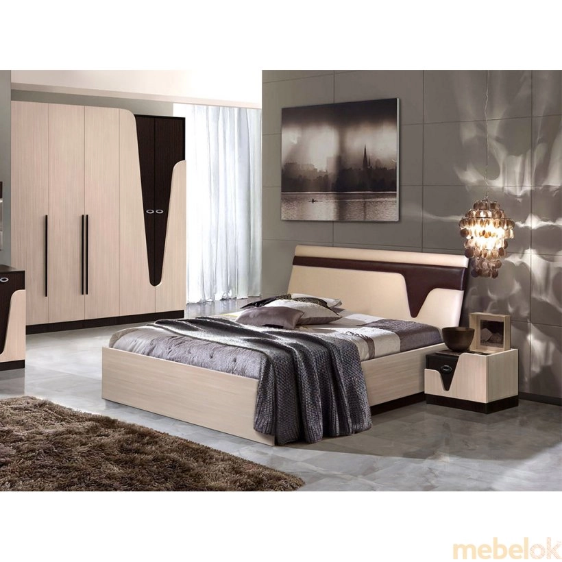 Ліжко Арья 160х200 від фабрики Master-form (Мастер-форм)