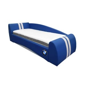 Кровать БМВ синяя 80х190