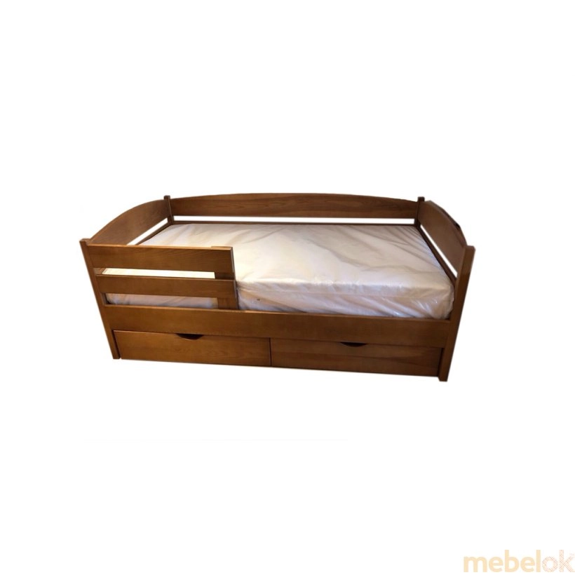 ліжко з виглядом в обстановці (Дитяче ліжко МРІЯ плюс 90х200 вільха)