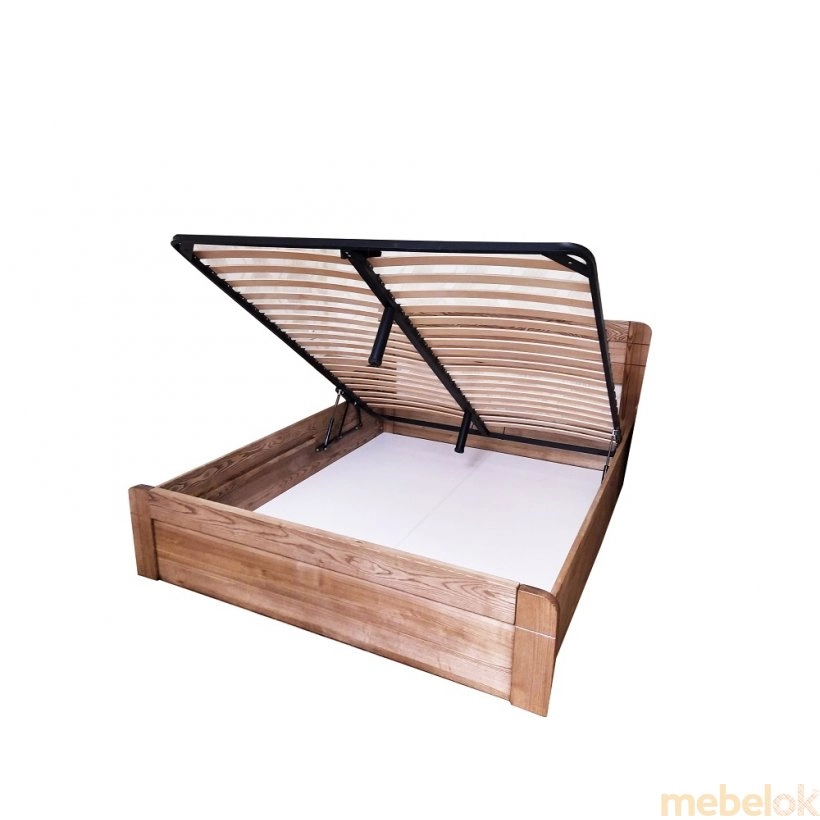 кровать с видом в обстановке (Кровать Марокко 120 с подъемным механизмом ольха)