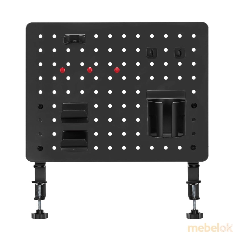 Стіл ігровий регульований GMD215 Black з органайзером